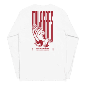 Camiseta Masculina Manga Longa Milagres